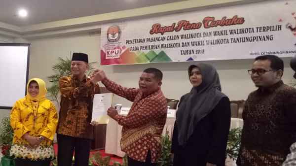 KPU Tanjungpinang Pleno Walikota Terpilih