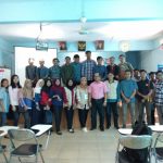 Komisioner KPU Andde Yudi saat sosialisasi ke kampus-kampus