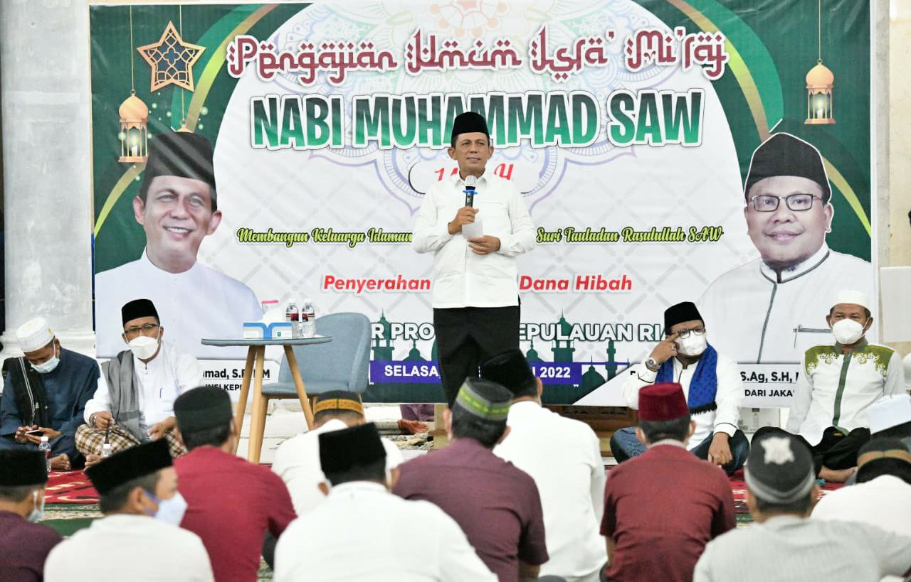 Ansar Ahmad Memberikan Tausiyah.