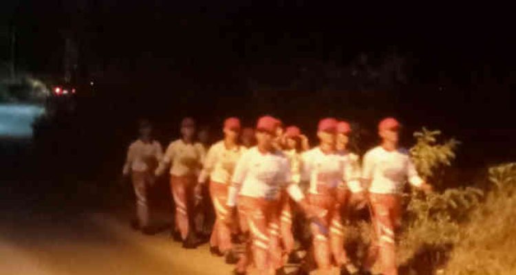 Peserta Gerak Jalan 45 KM Kota Tanjungpinang. Foto: Roni