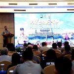 Kapolda Kepulauan Riau (Kepri) Irjen. Pol. Asep Safrudin, S.I.K., M.H membuka Rapat Kerja Teknis (Rakernis) Sumber Daya Manusia (SDM) Polda Kepri. Foto: Ist