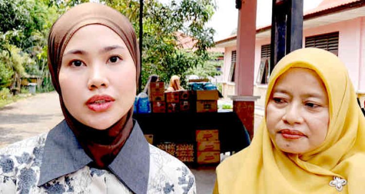 Ketua TP PKK Bintan Hafizha Ramadhani (kiri). Foto: Ari