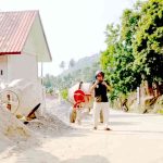 Proyek Jalan di Anambas. Foto: Yolana