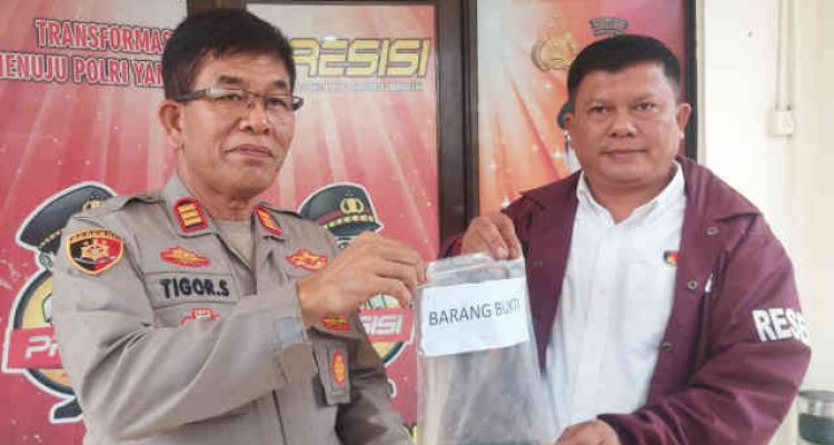 Polresta Barelang berikan penjelasan informasi. Foto: Ist