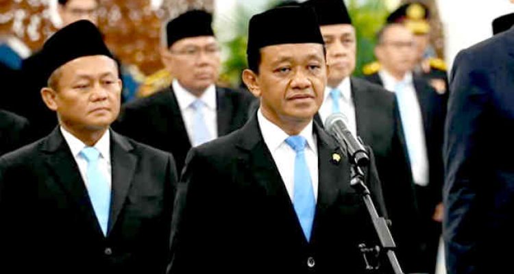 Bahlil Lahadalia dilantik Presiden Prabowo Subianto. Foto: Ist