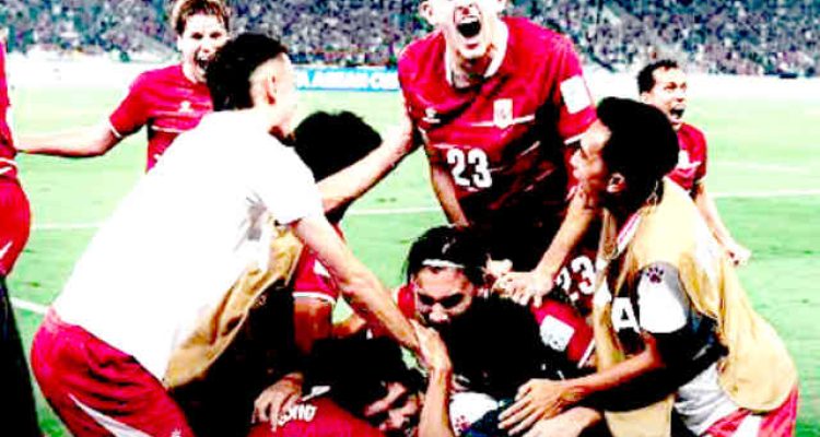Timnas Indonesia merayakan kemenangan FIFA Asean Cup 2026. Foto: Ist