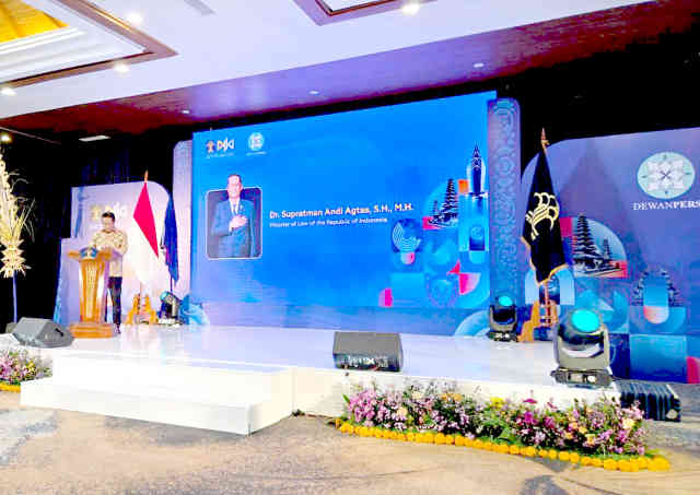 Menteri Hukum Sebut Platform Digital Wajib Beri Kompensasi ke Media. Foto: Ist