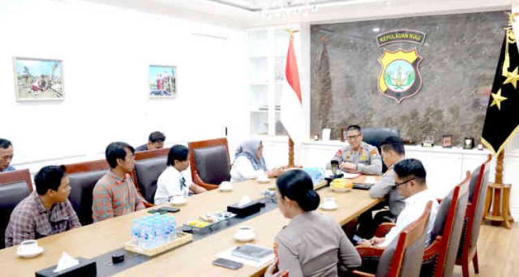 IJTI Kepri audiensi bersama Kapolda Kepri Irjen Pol Suhendri. Foto: Ist