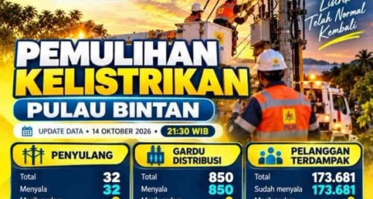 PLN UP3 Tanjungpinang. Foto: Ist