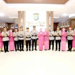 Foto bersama jajaran Polda Kepri usai dilantik Kapolda Kepri. Foto: Ist