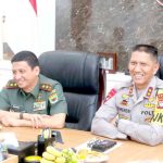 Pangdam XXV/Sultan Mahmud Riayat Syah Silaturrahmi dengan Kapolda Kepri. Foto: Ist